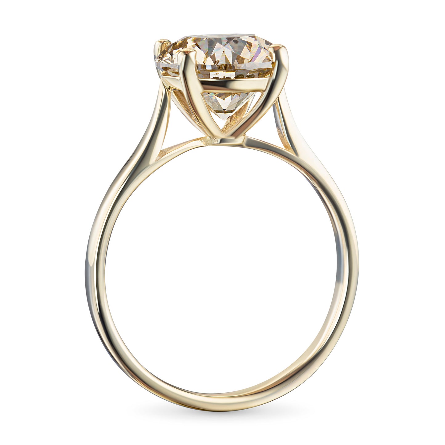 14K Yellow Gold Ring with Lab-Created Diamonds 0.650 CT.TW