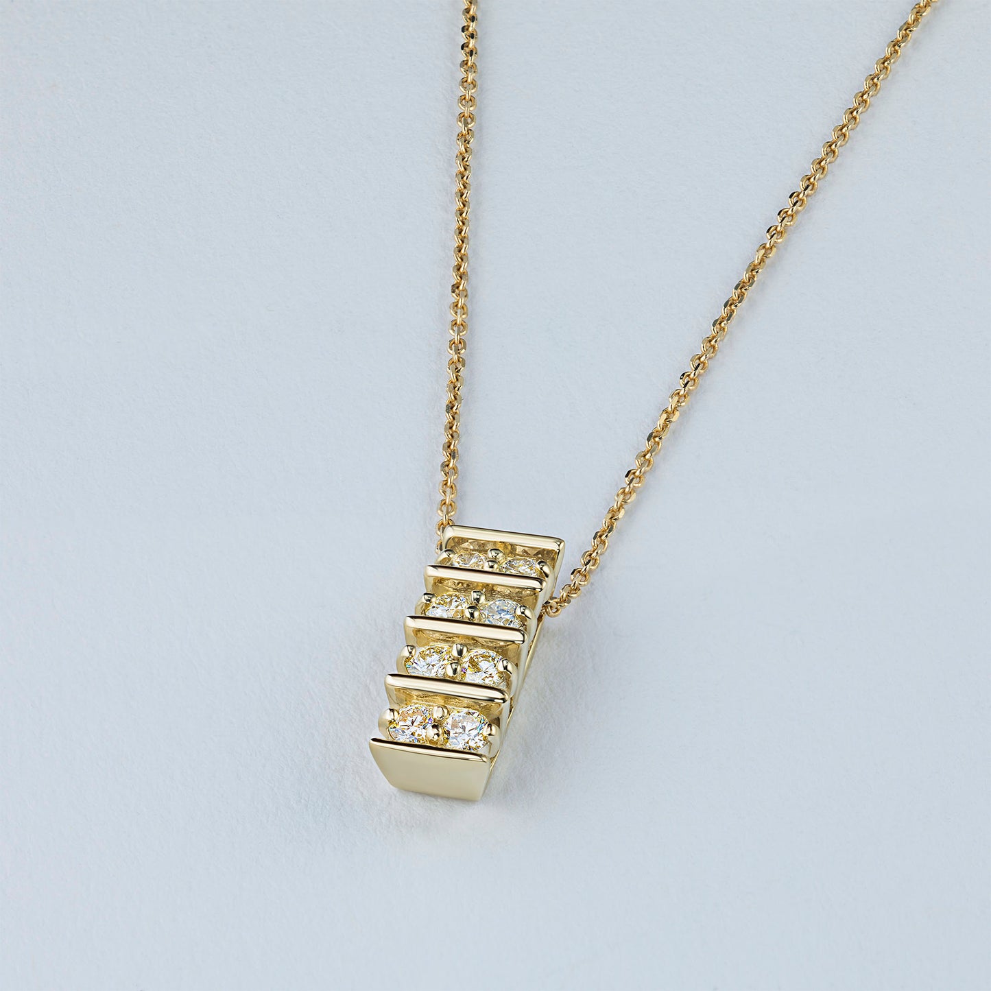 14K Yellow Gold Pendant with Lab-Created Diamonds 0.480 CT.TW