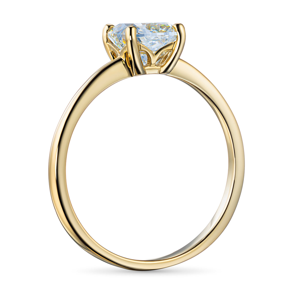 14K Yellow Gold Ring with Lab-Created Diamonds 1.120 CT.TW
