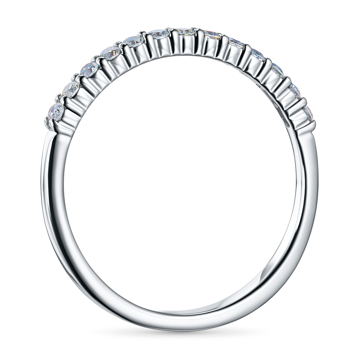 Sterling Silver Ring with Lab-Created Diamonds 0.250 CT.TW