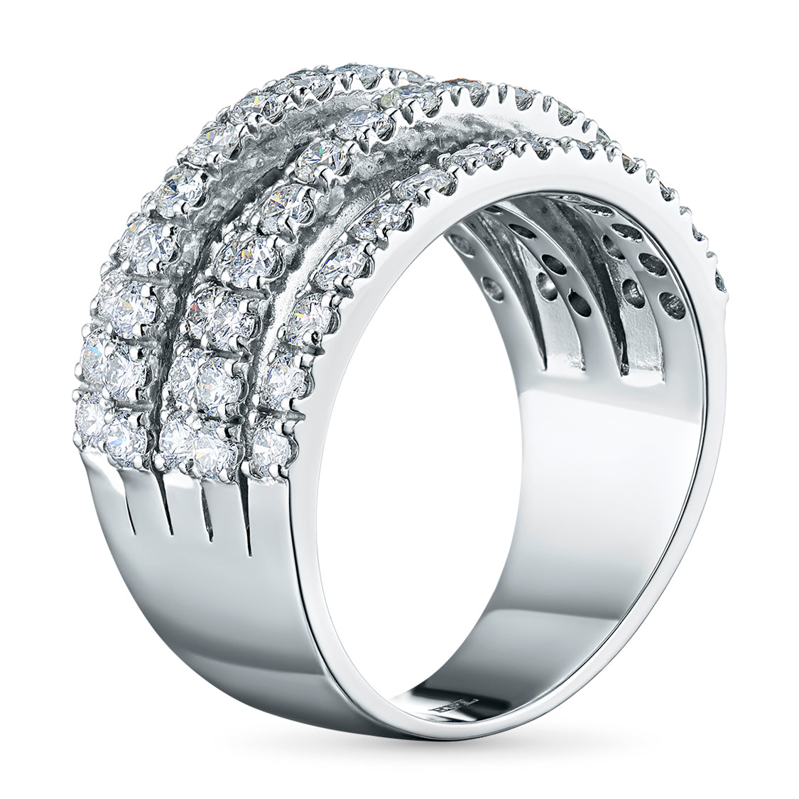 Sterling Silver Ring with Lab-Created Diamonds 97.360 CT.TW