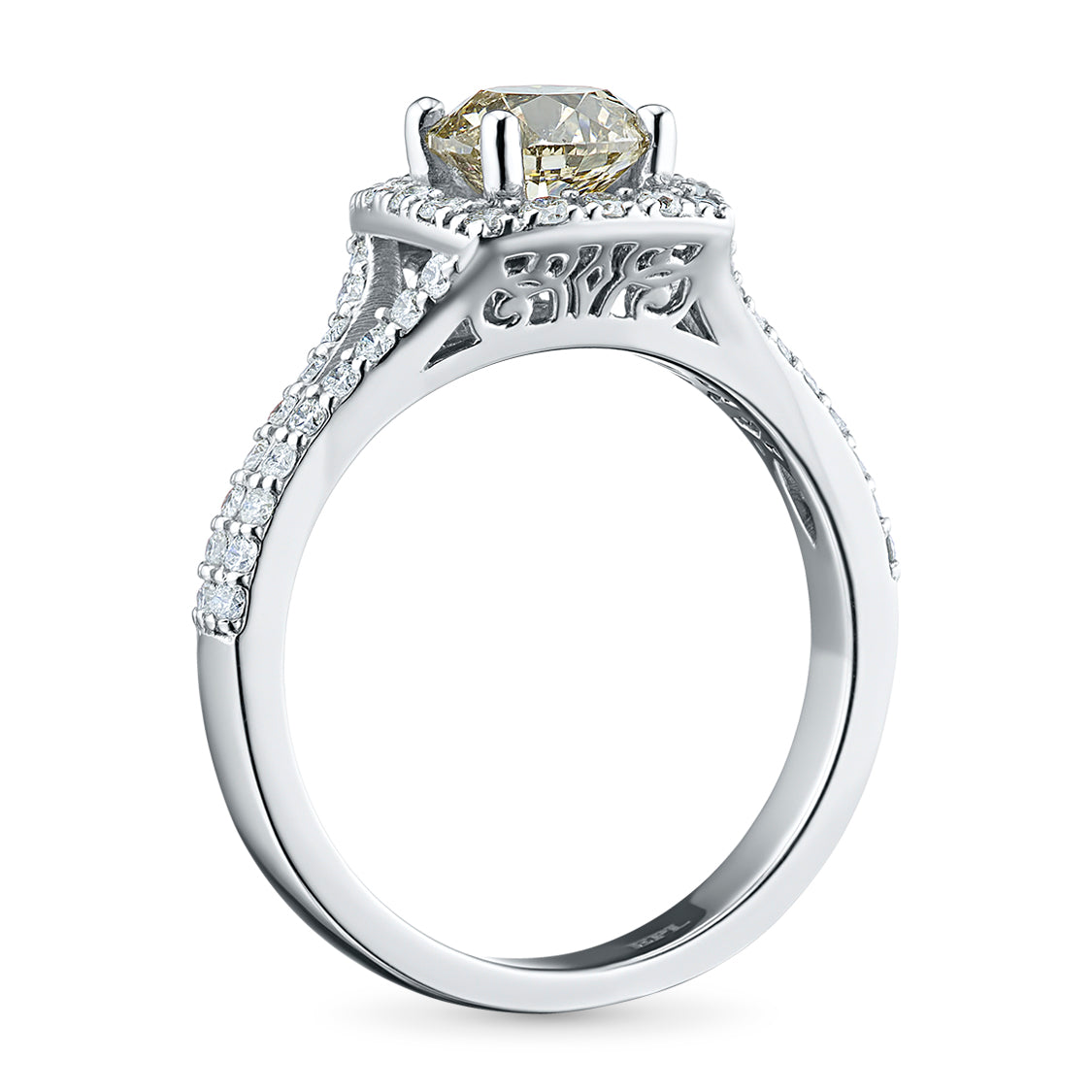 14K White Gold Ring with Lab-Created Diamonds 1.250 CT.TW