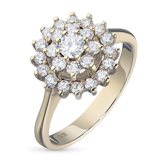 14K Rose Gold Ring with Lab-Created Diamonds 0.770 CT.TW