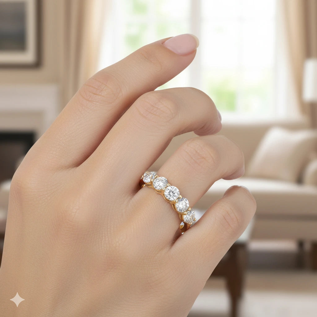 14K Yellow Gold Ring with Lab-Created Diamonds 1.370 CT.TW