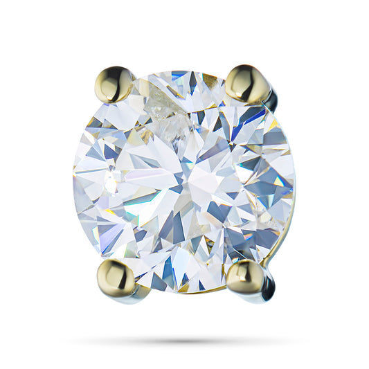 14K Yellow Gold Pendant with Lab-Created Diamonds 0.550 CT.TW