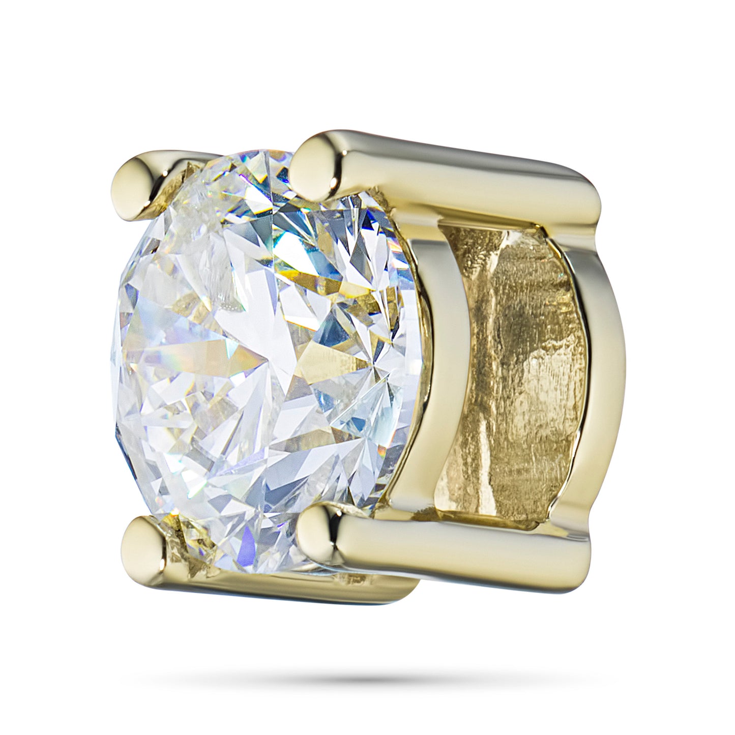 14K Yellow Gold Pendant with Lab-Created Diamonds 0.550 CT.TW