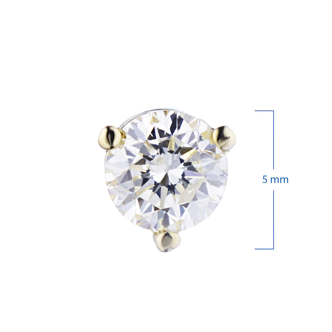 14K Yellow Gold Pendant with Lab-Created Diamonds 0.550 CT.TW