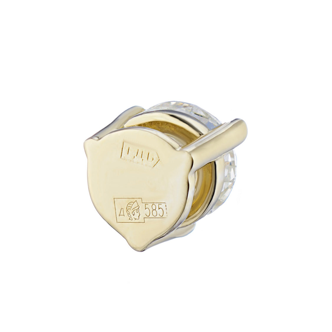 14K Yellow Gold Pendant with Lab-Created Diamonds 0.550 CT.TW