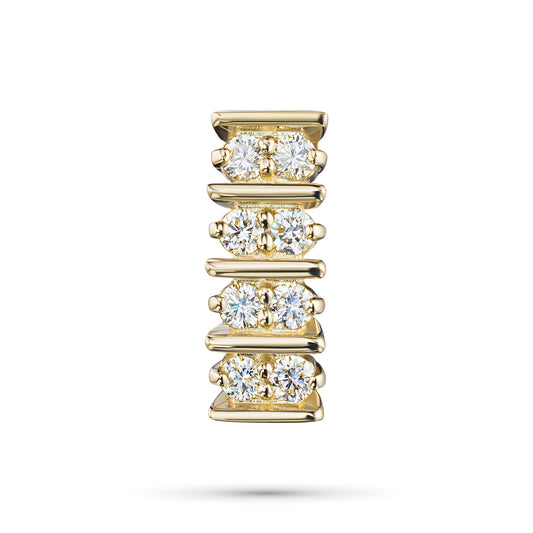 14K Yellow Gold Pendant with Lab-Created Diamonds 0.480 CT.TW