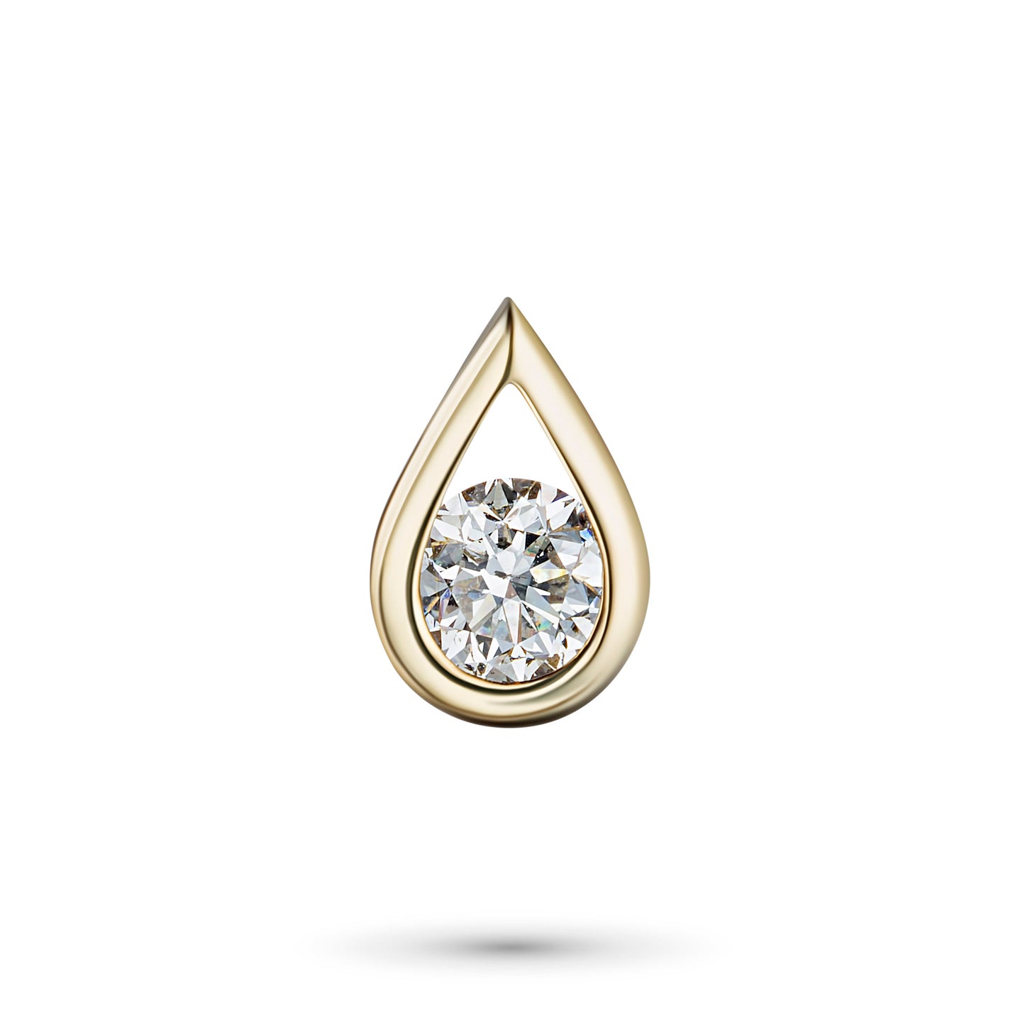 14K Yellow Gold Pendant with Lab-Created Diamonds 0.350 CT.TW