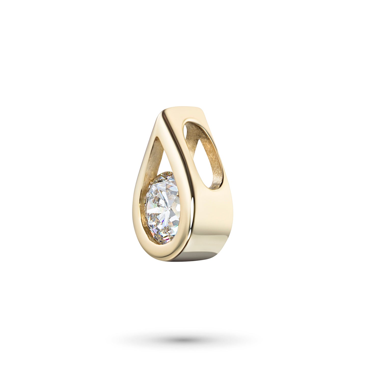14K Yellow Gold Pendant with Lab-Created Diamonds 0.350 CT.TW