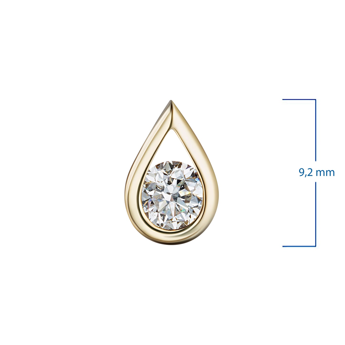 14K Yellow Gold Pendant with Lab-Created Diamonds 0.350 CT.TW