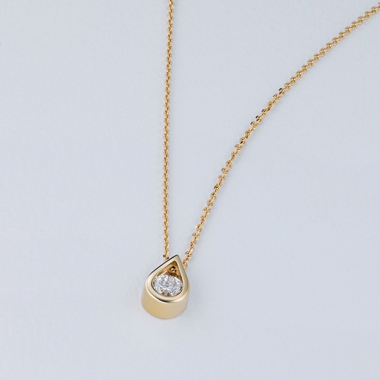 14K Yellow Gold Pendant with Lab-Created Diamonds 0.350 CT.TW