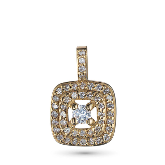 14K Yellow Gold Pendant with Lab-Created Diamonds 0.200 CT.TW
