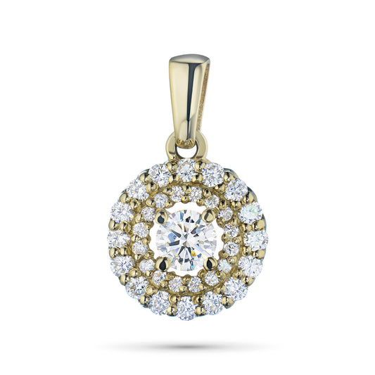 14K Yellow Gold Pendant with Lab-Created Diamonds 0.630 CT.TW