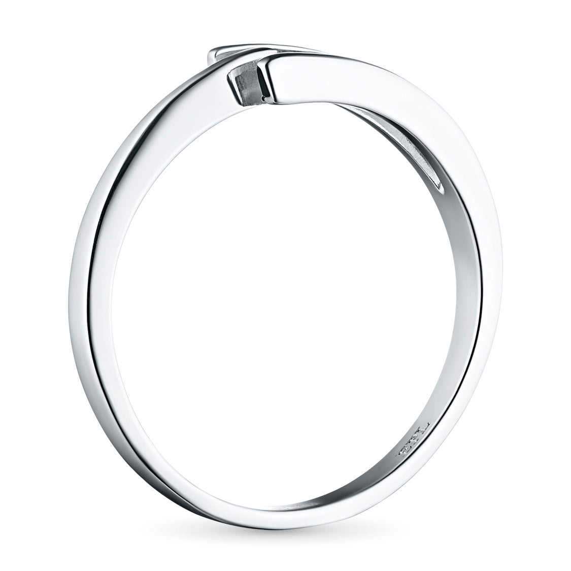 Sterling Silver Ring with Lab-Created Diamonds 0.080 CT.TW