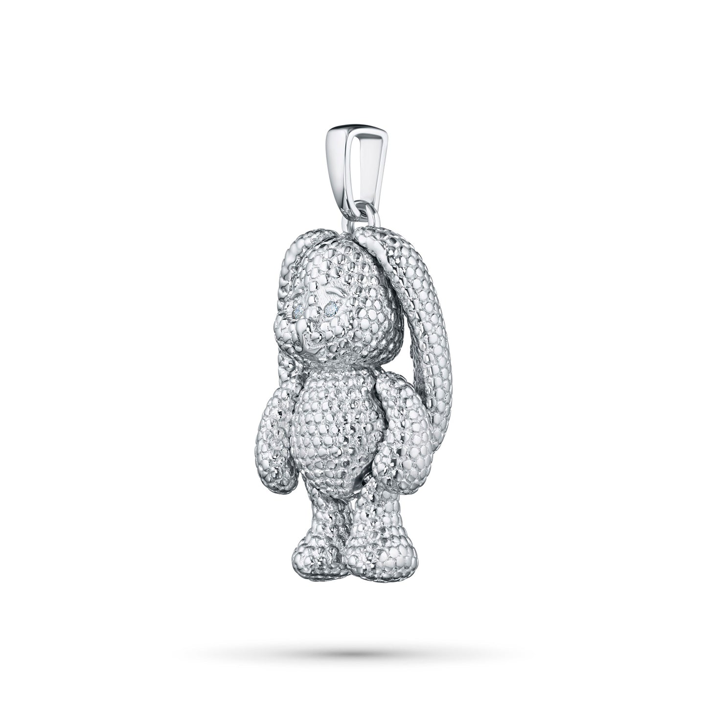 Sterling Silver Pendant with Lab-Created Diamonds 0.010 CT.TW
