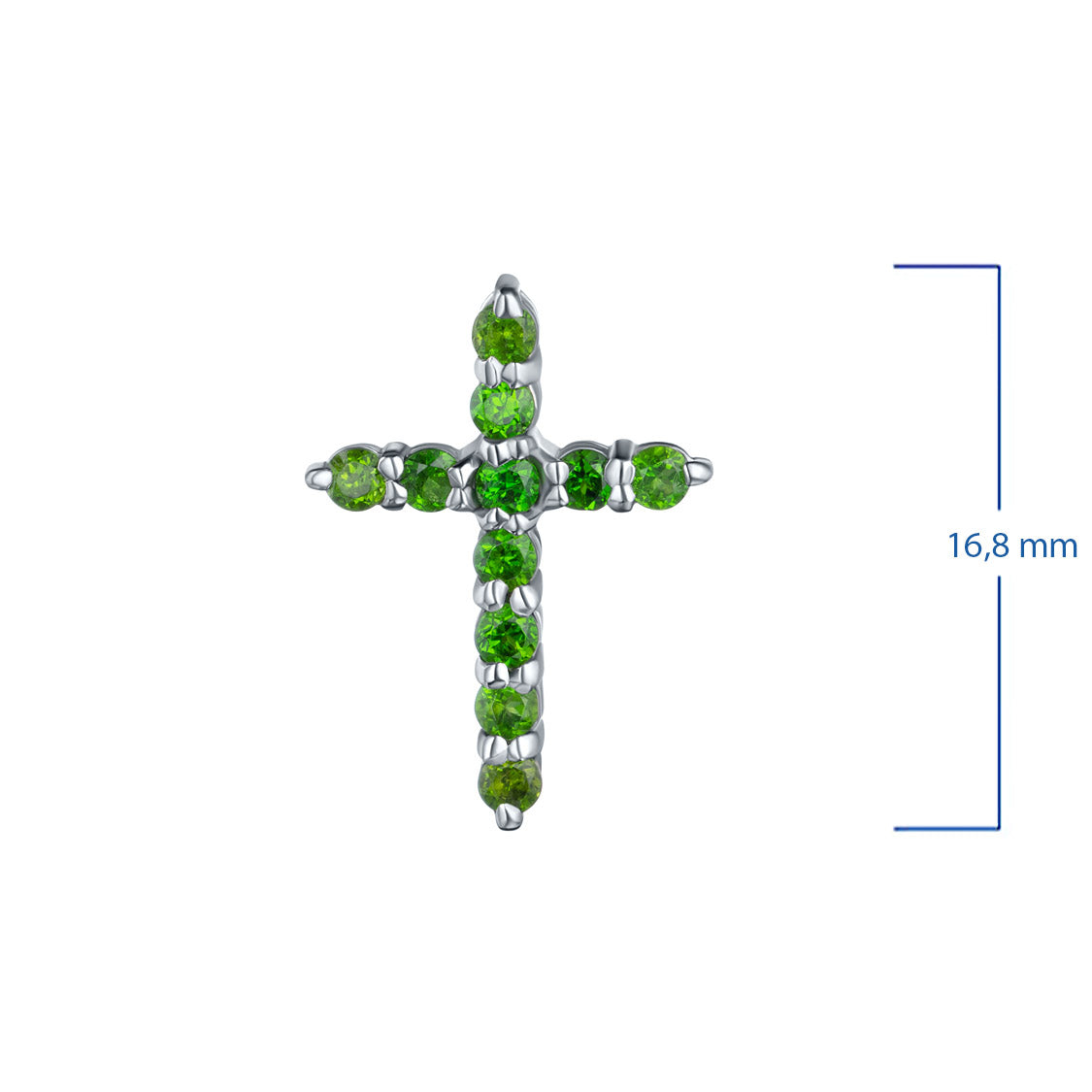 14K White Gold Pendant with Lab-Created Diamonds 0.380 CT.TW