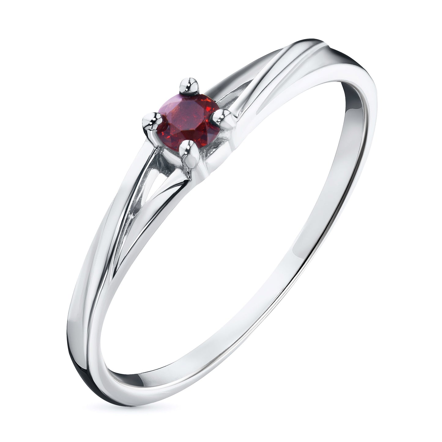 Sterling Silver Ring with Lab-Created Diamonds 0.270 CT.TW