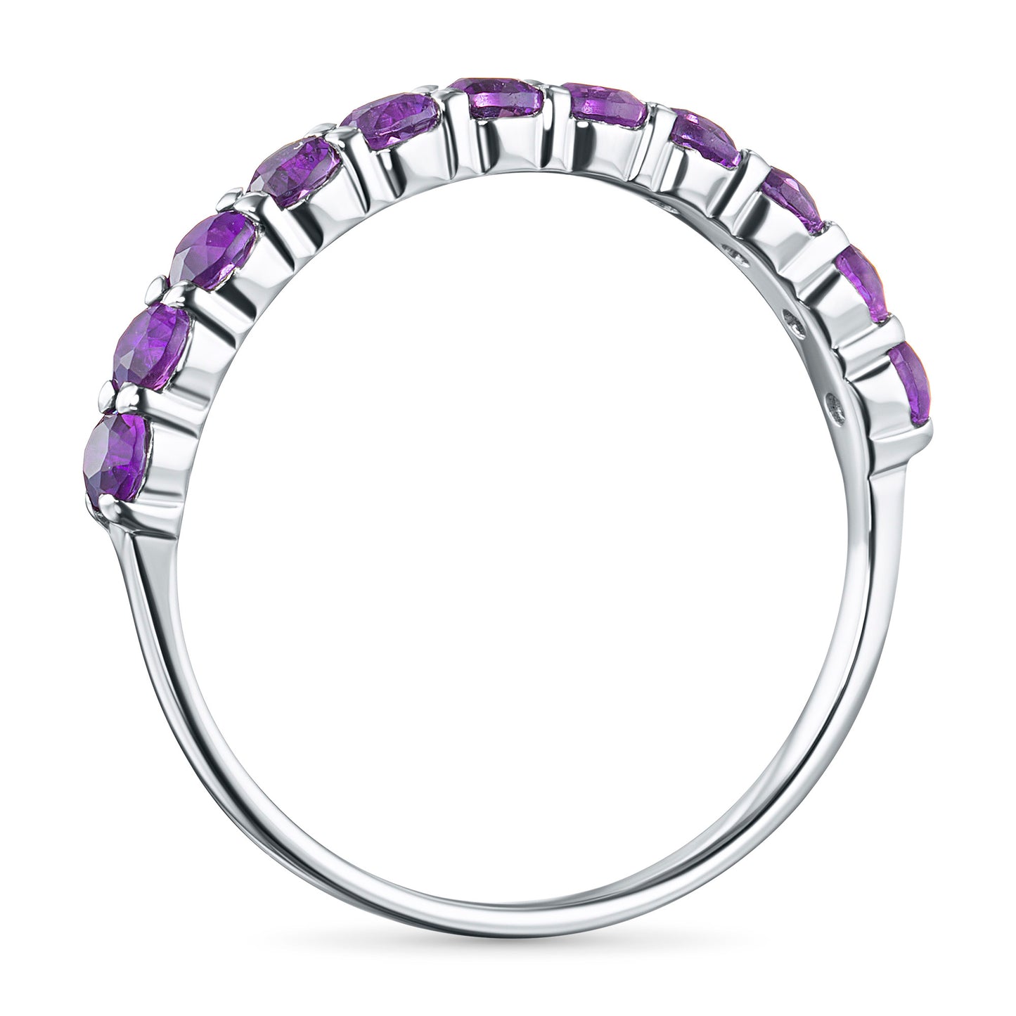 Sterling Silver Ring with Lab-Created Diamonds 0.930 CT.TW