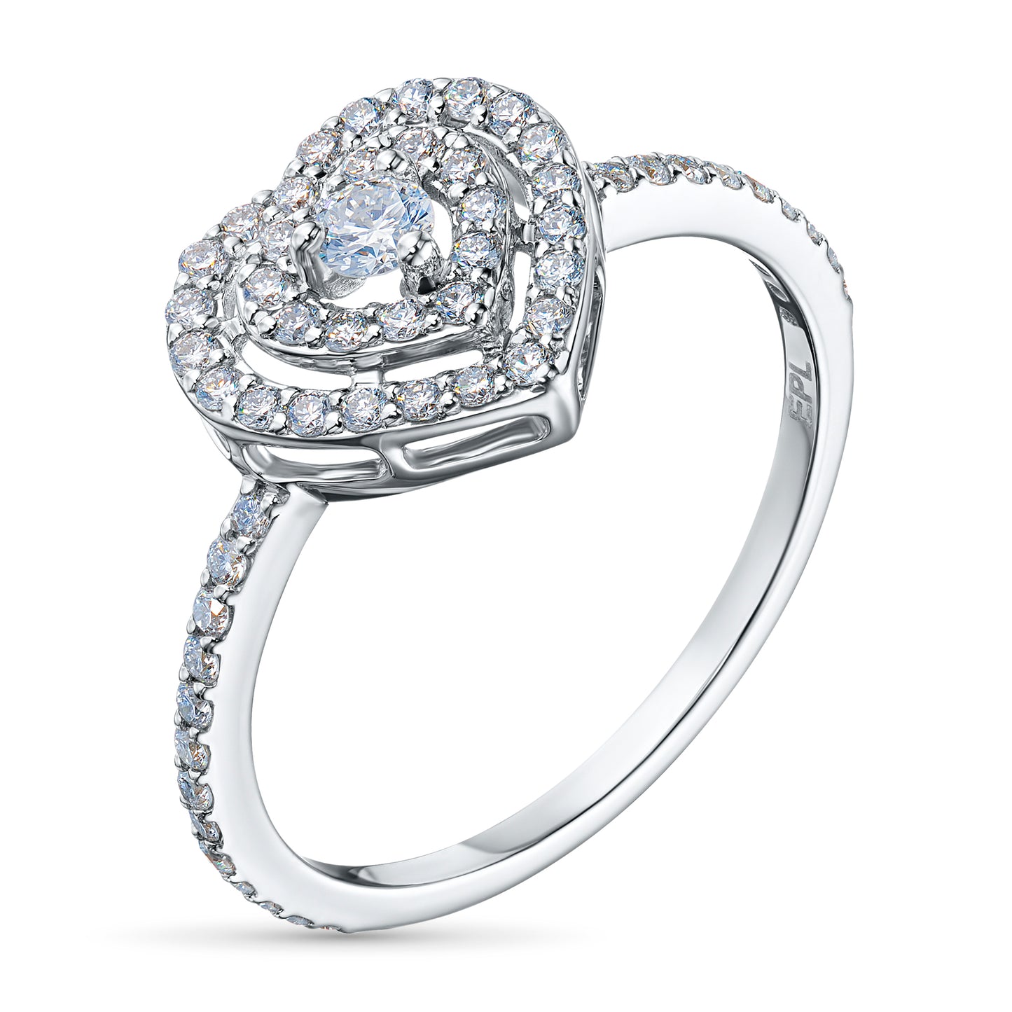 Sterling Silver Ring with Lab-Created Diamonds 11.680 CT.TW