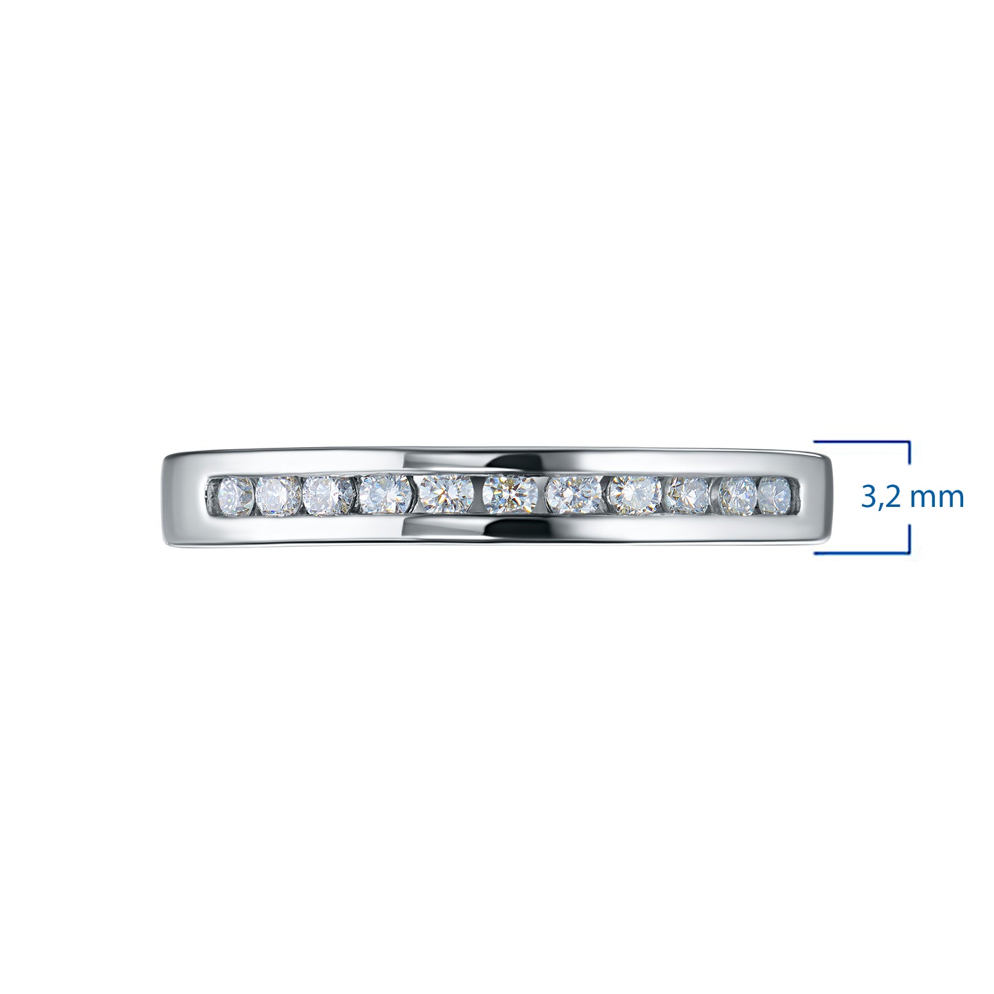 Sterling Silver Ring with Lab-Created Diamonds 2.620 CT.TW