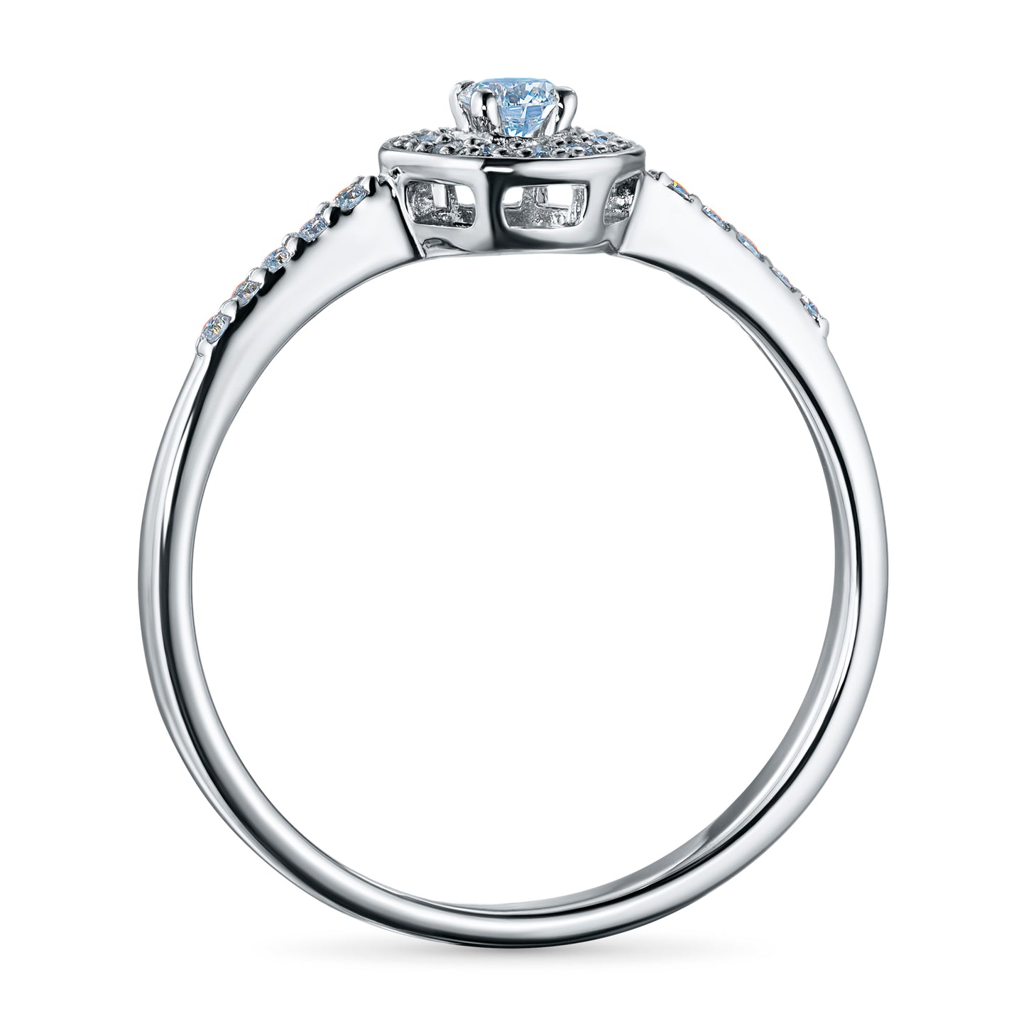 Sterling Silver Ring with Lab-Created Diamonds 2.260 CT.TW