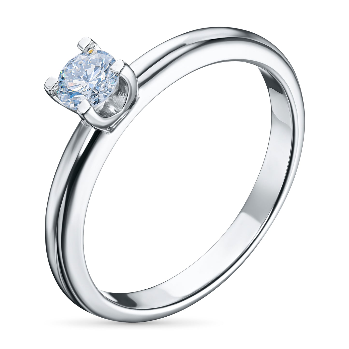 Sterling Silver Ring with Lab-Created Diamonds 0.270 CT.TW