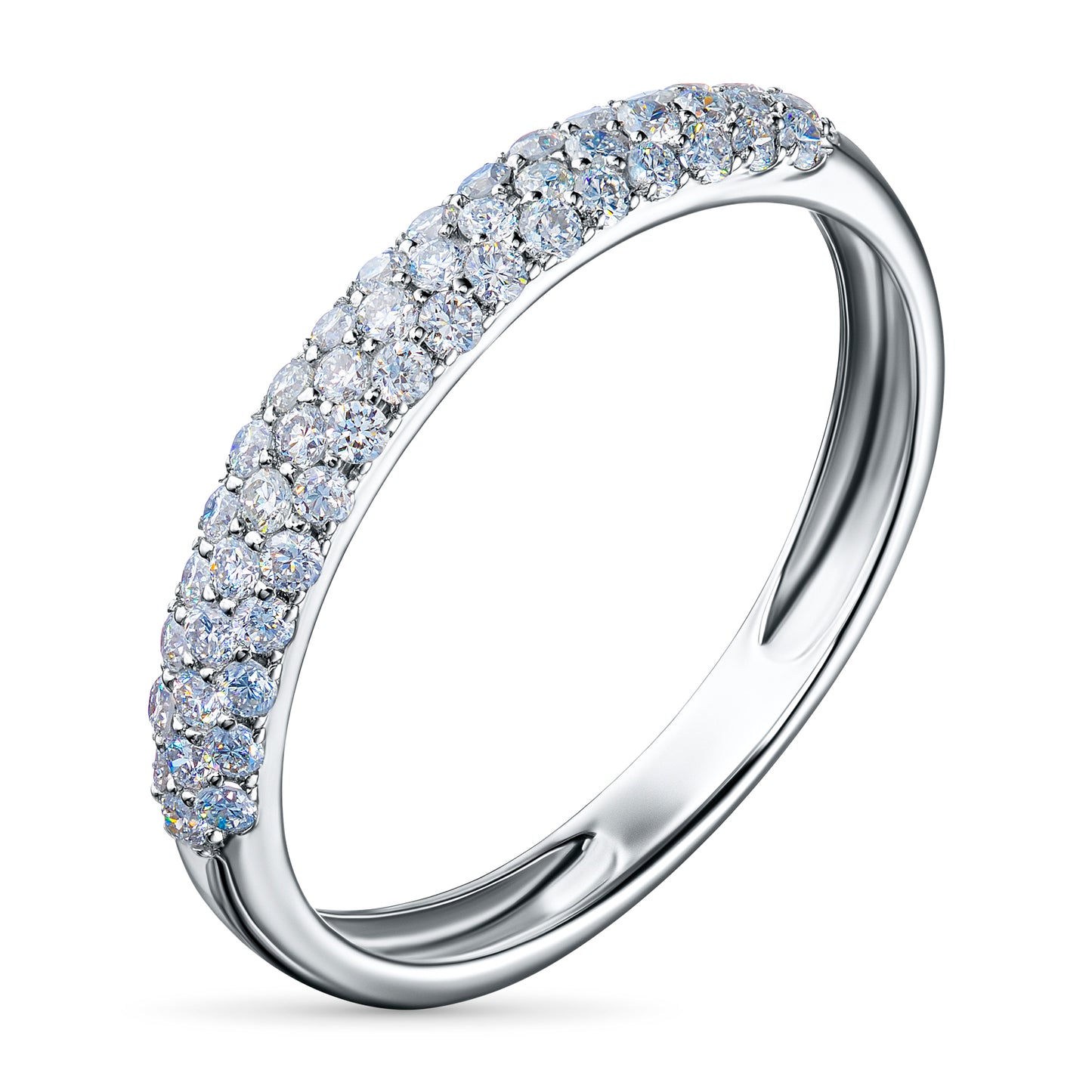 Sterling Silver Ring with Lab-Created Diamonds 16.460 CT.TW