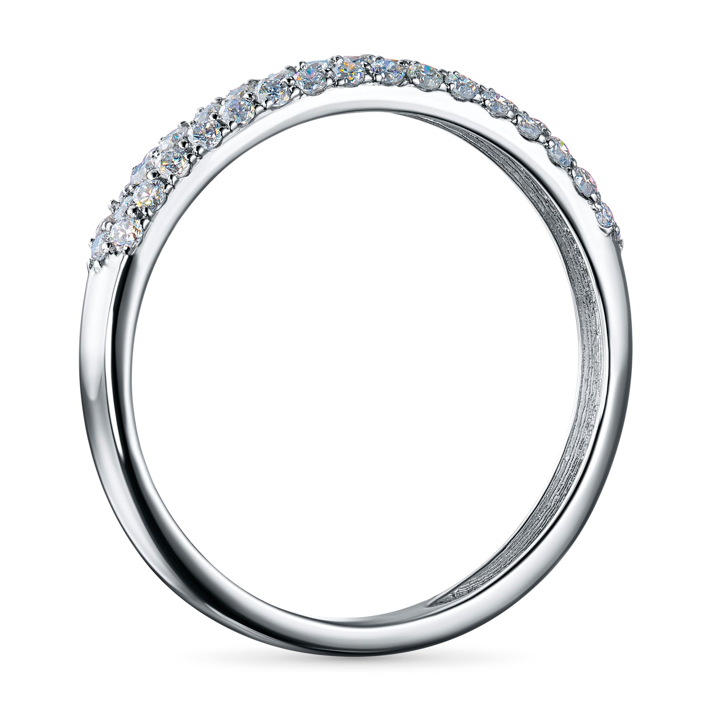 Sterling Silver Ring with Lab-Created Diamonds 0.290 CT.TW