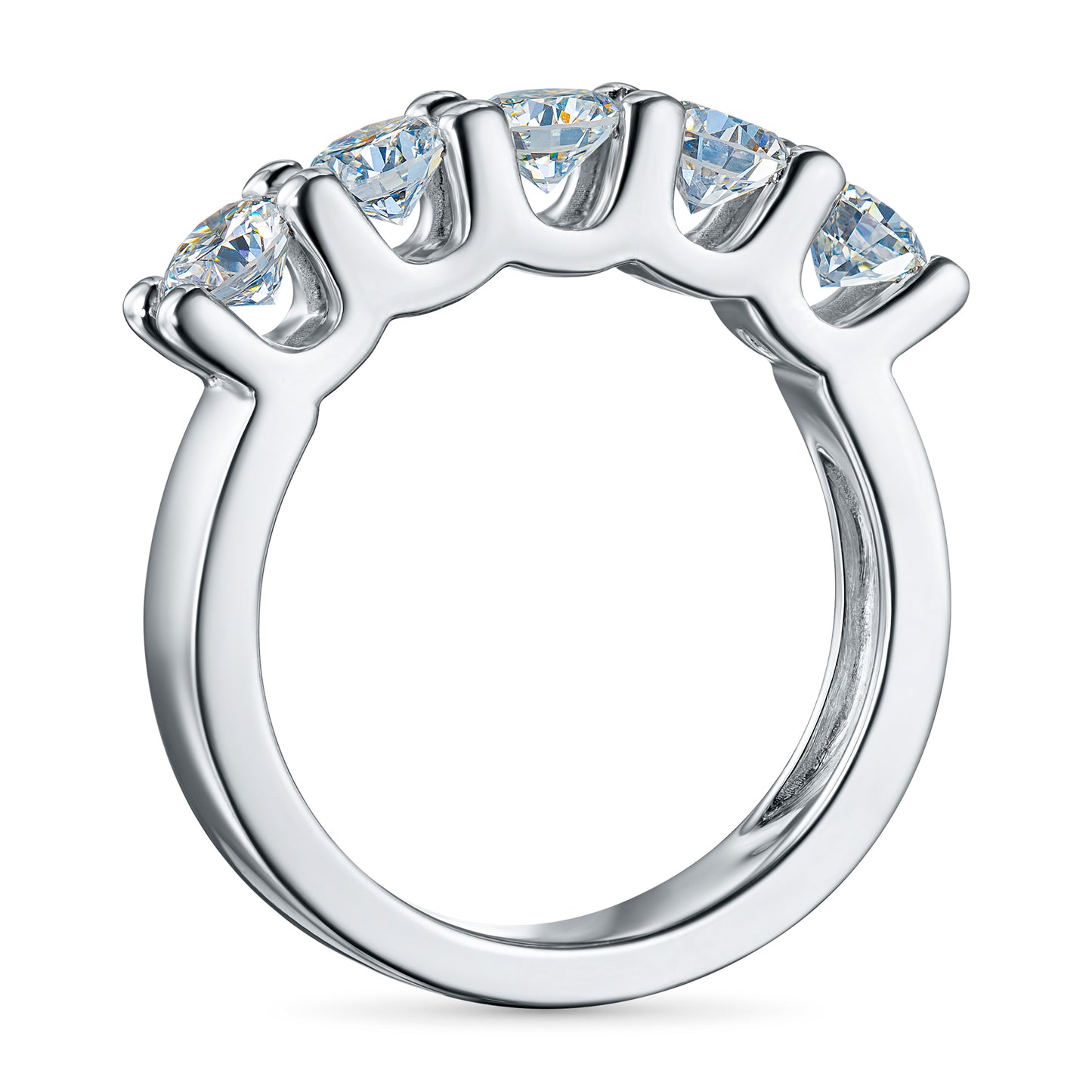 Sterling Silver Ring with Lab-Created Diamonds 0.770 CT.TW