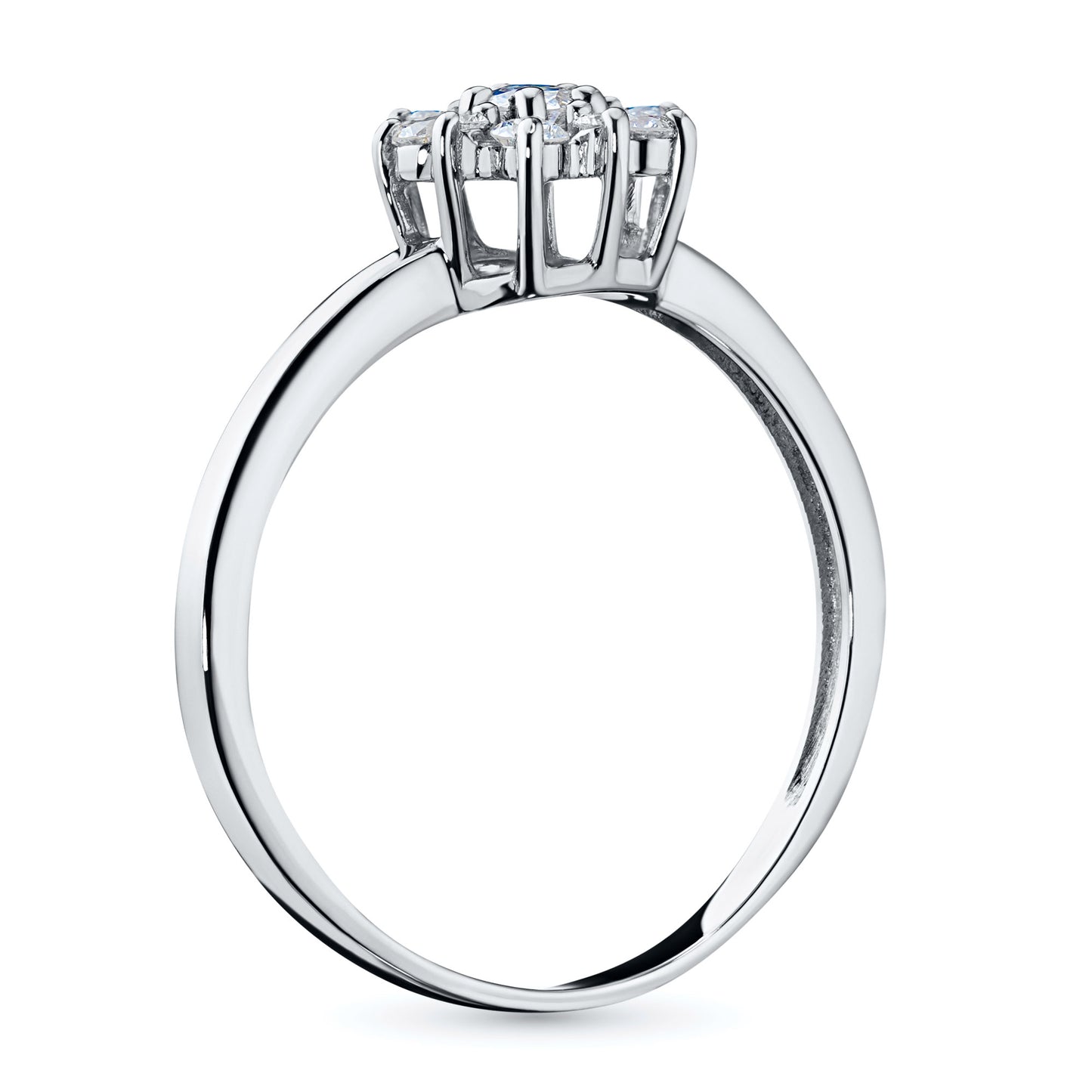 Sterling Silver Ring with Lab-Created Diamonds 0.920 CT.TW