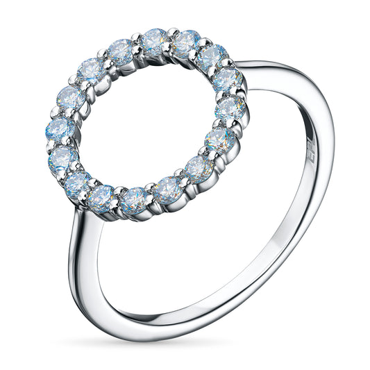 Sterling Silver Ring with Lab-Created Diamonds 0.310 CT.TW