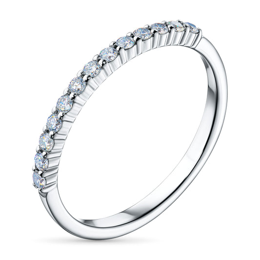 Sterling Silver Ring with Lab-Created Diamonds 0.250 CT.TW
