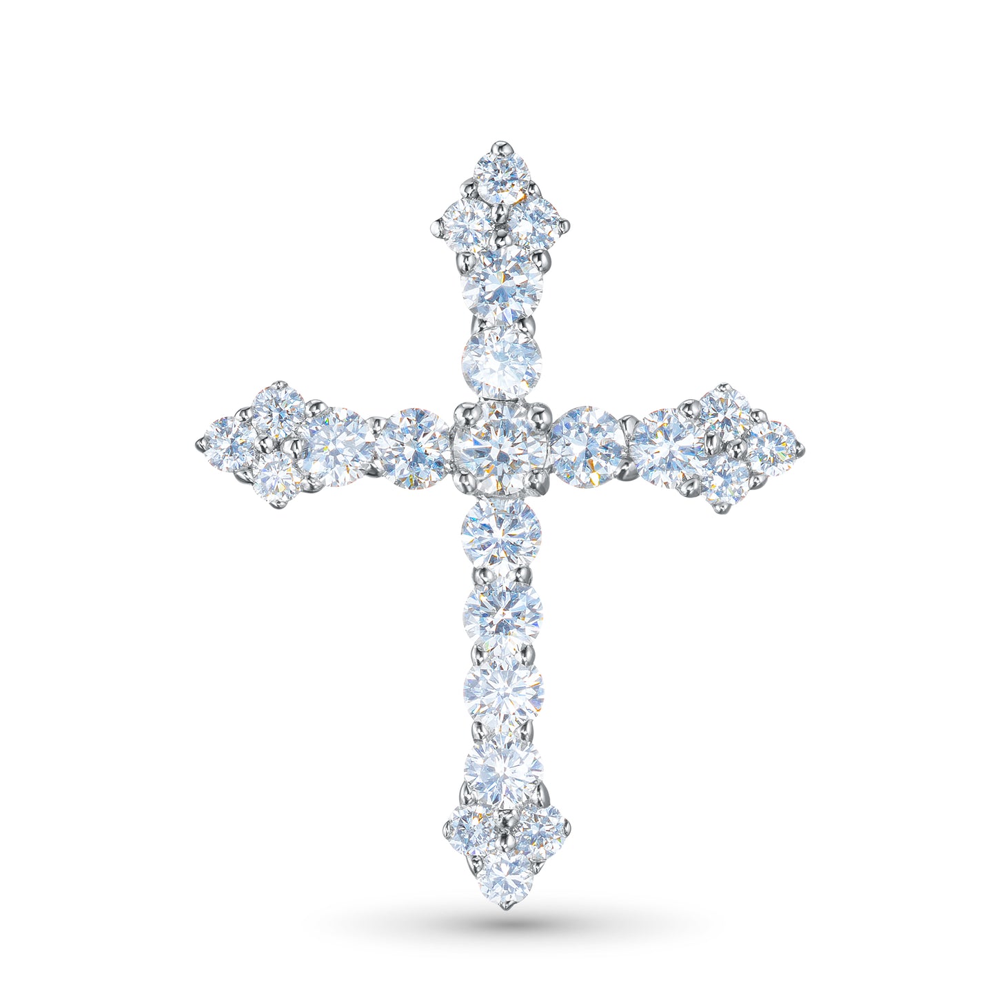 Sterling Silver Pendant with Lab-Created Diamonds 0.330 CT.TW