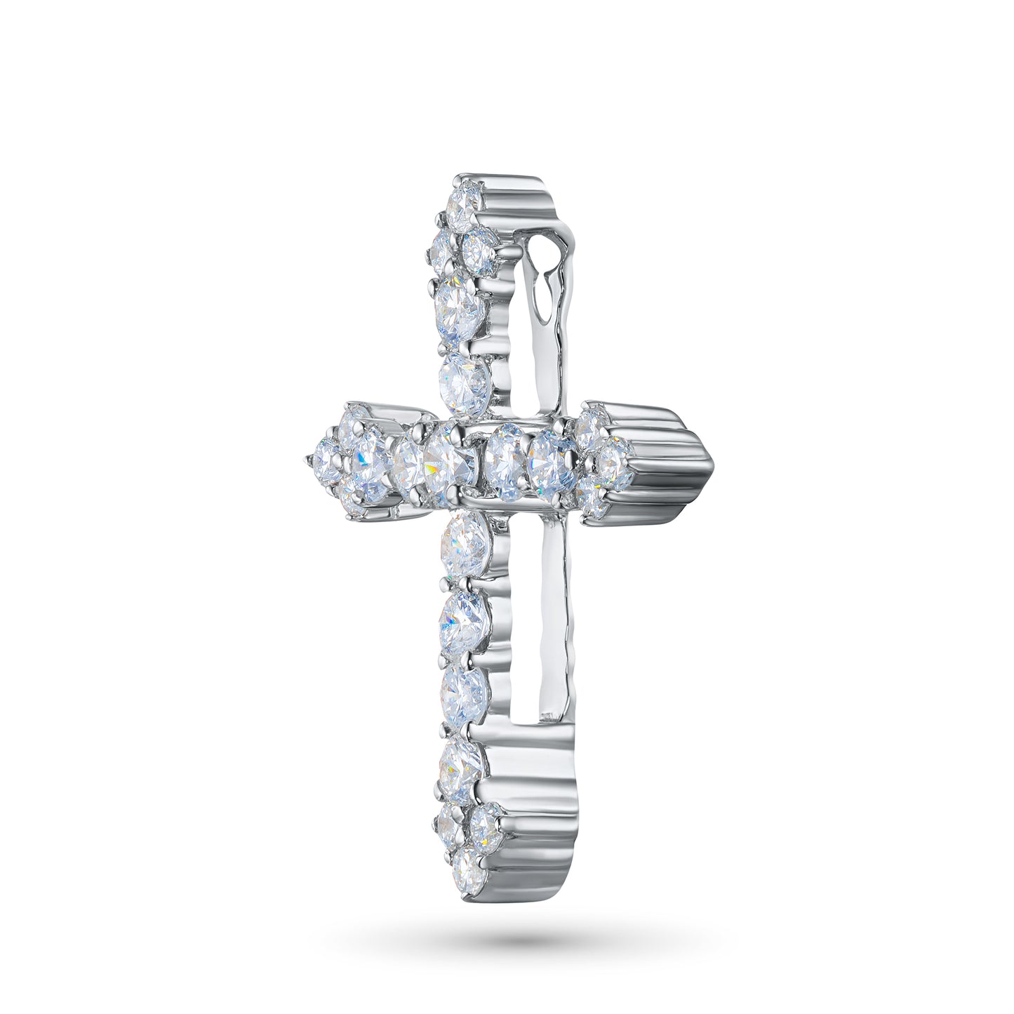 Sterling Silver Pendant with Lab-Created Diamonds 0.330 CT.TW