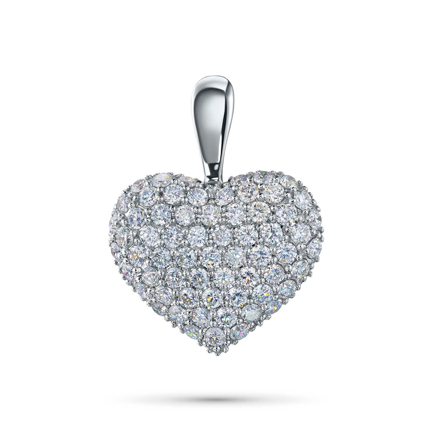 Sterling Silver Pendant with Lab-Created Diamonds 0.770 CT.TW
