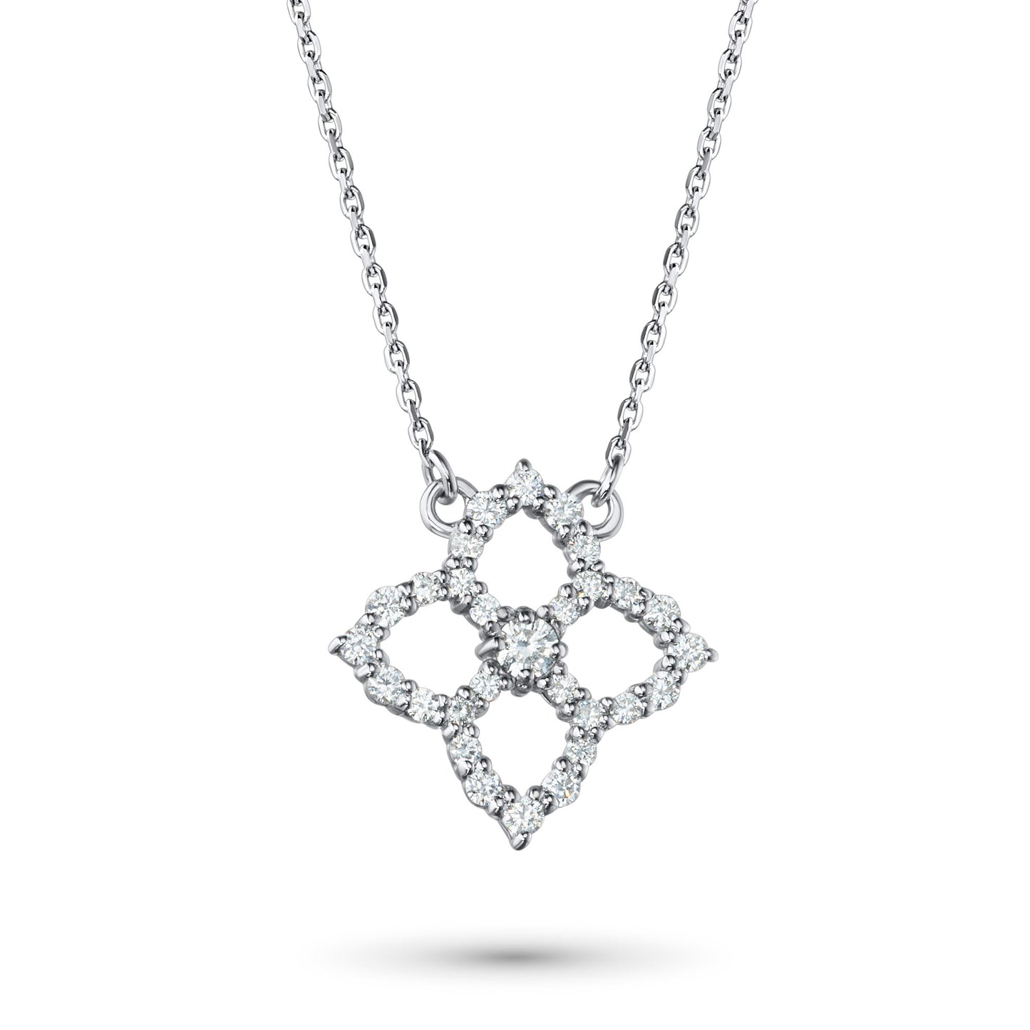 14K Yellow Gold Necklace with Lab-Created Diamonds 0.300 CT.TW