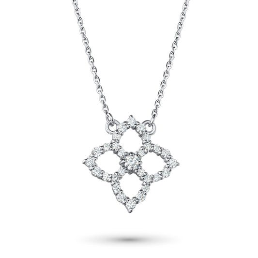 14K Yellow Gold Necklace with Lab-Created Diamonds 0.300 CT.TW