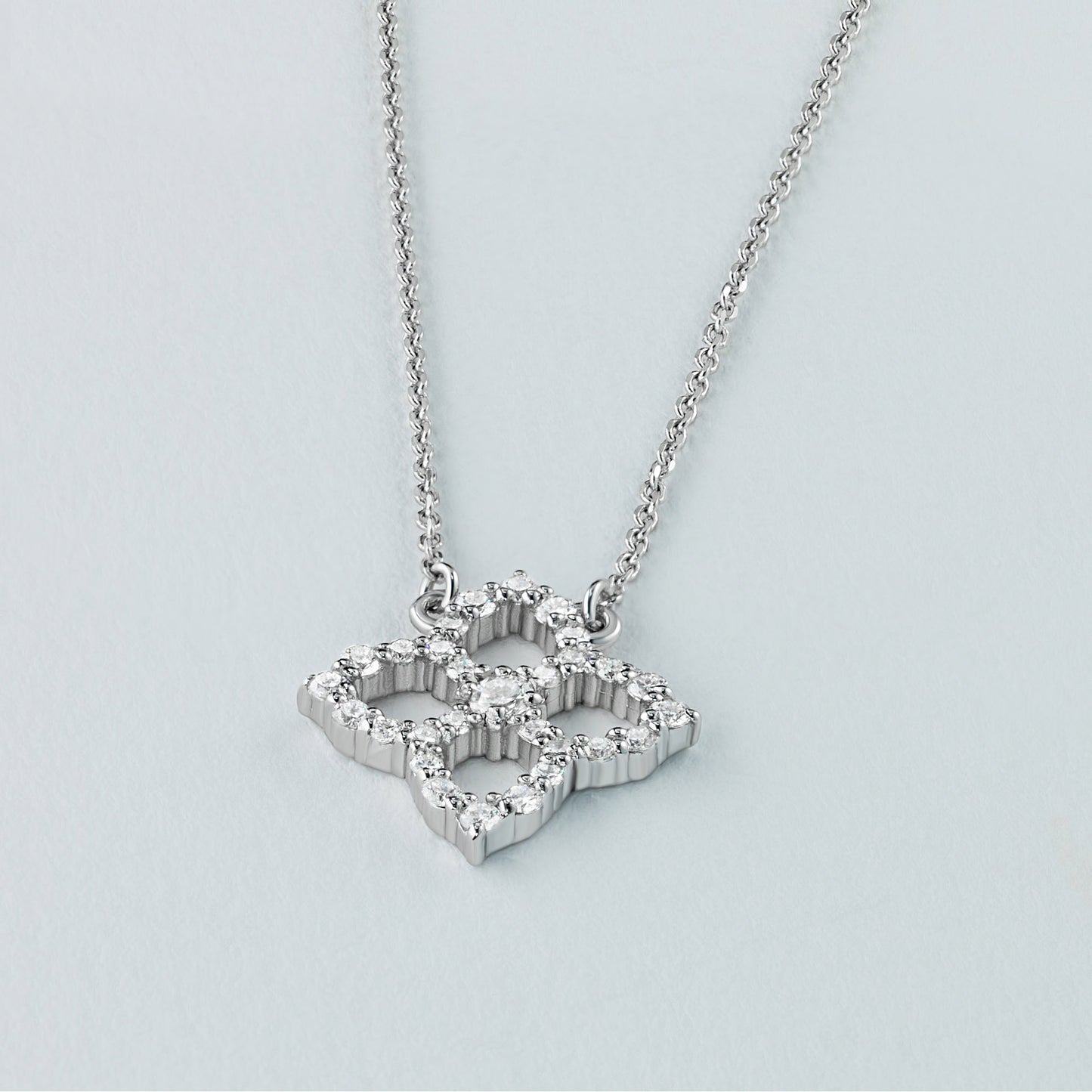 14K Yellow Gold Necklace with Lab-Created Diamonds 0.300 CT.TW