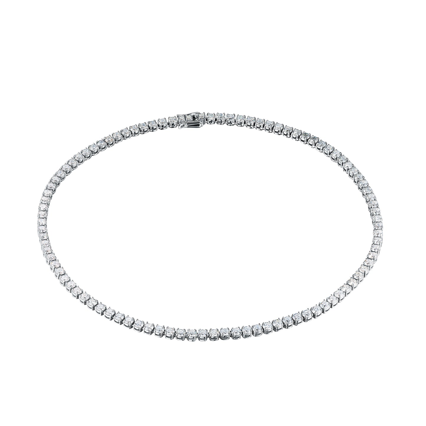 14K White Gold Necklace with Lab-Created Diamonds 5.830 CT.TW