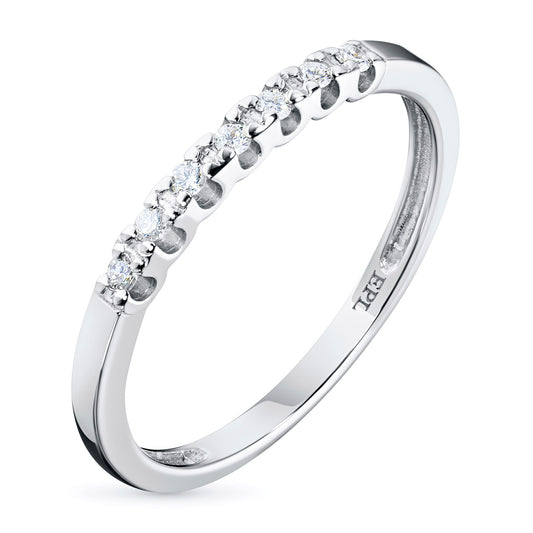 14K White Gold Ring with Lab-Created Diamonds 0.140 CT.TW