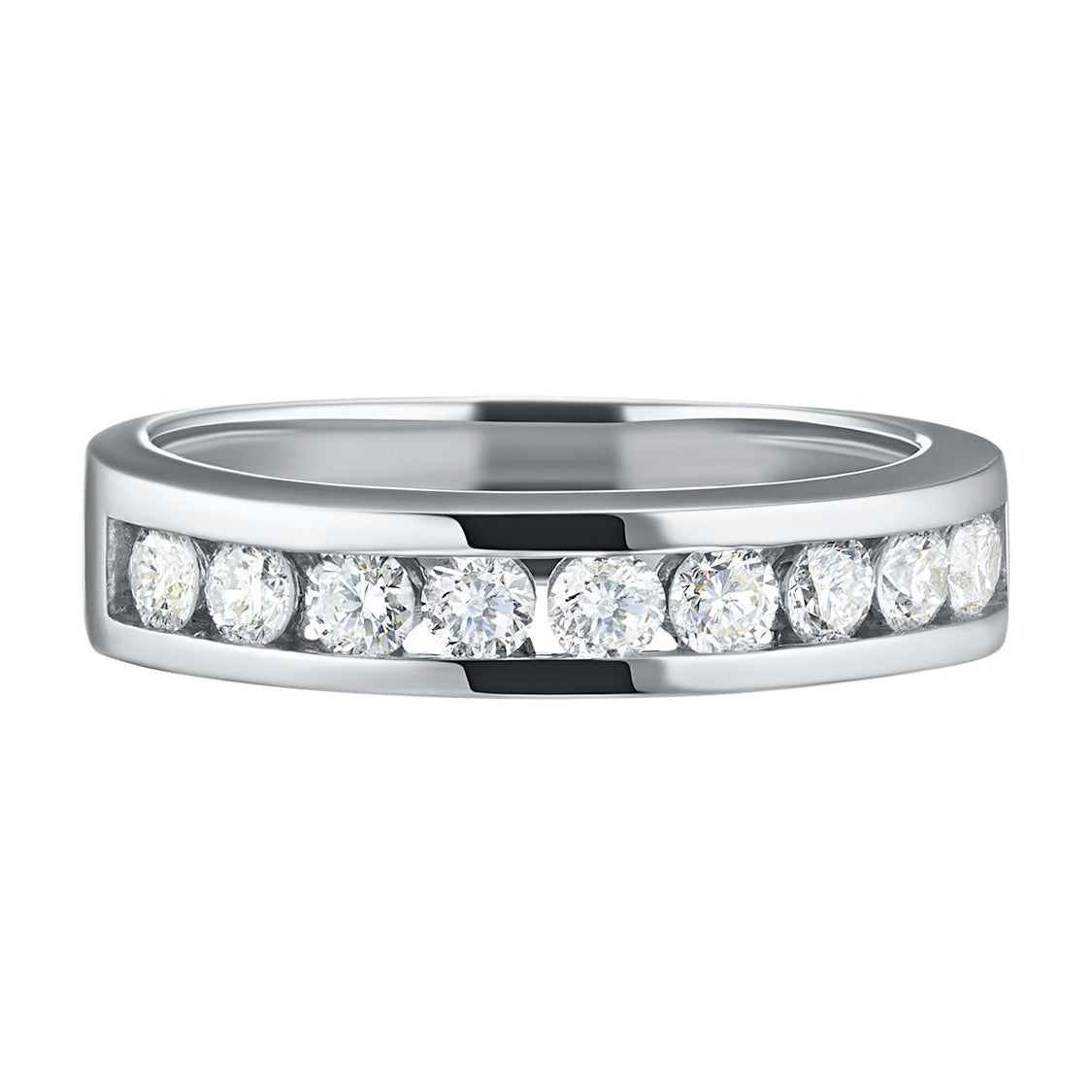 14K White Gold Ring with Natural Diamonds 3.290 CT.TW