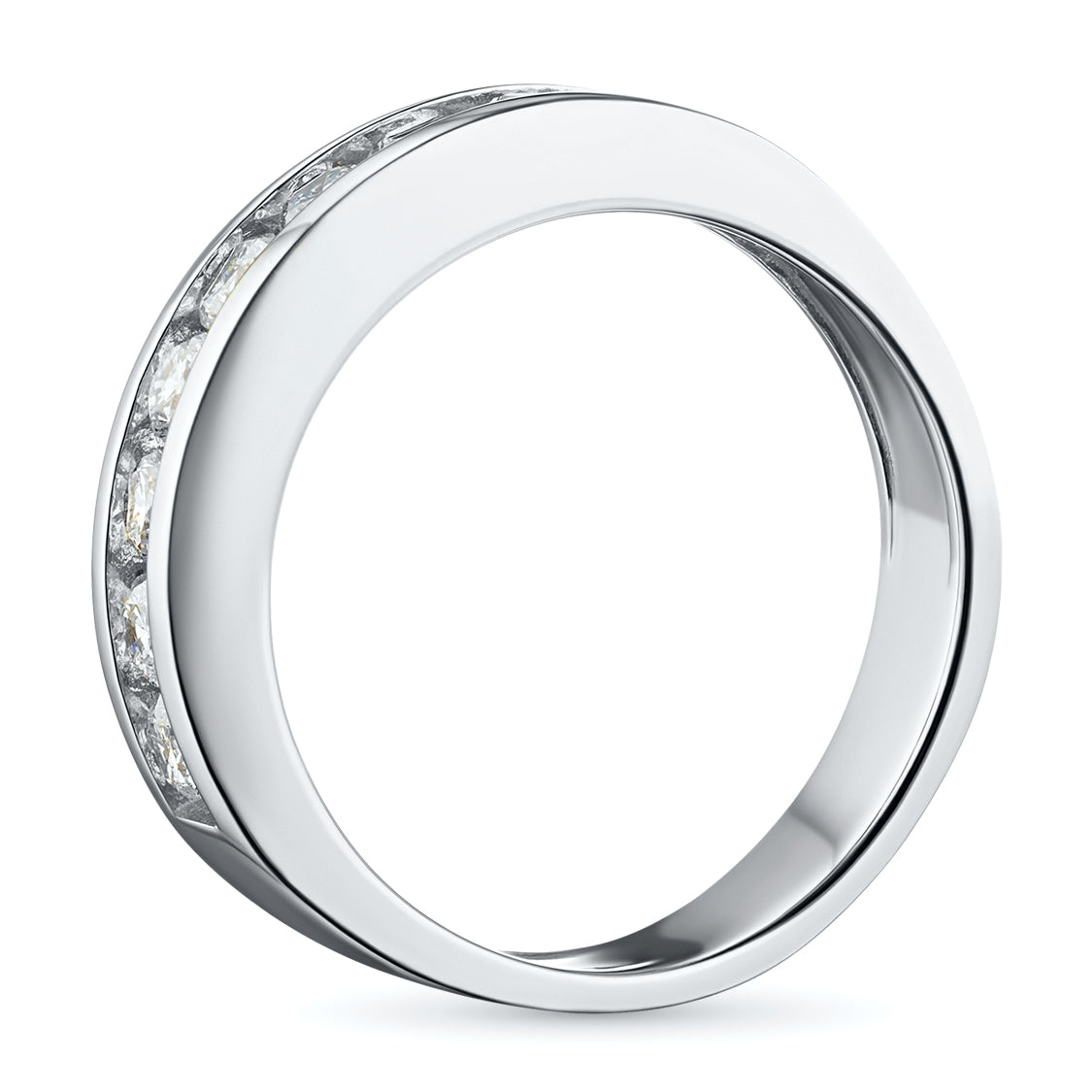 14K White Gold Ring with Natural Diamonds 3.290 CT.TW
