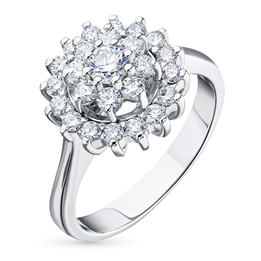 Sterling Silver Ring with Lab-Created Diamonds 7.740 CT.TW