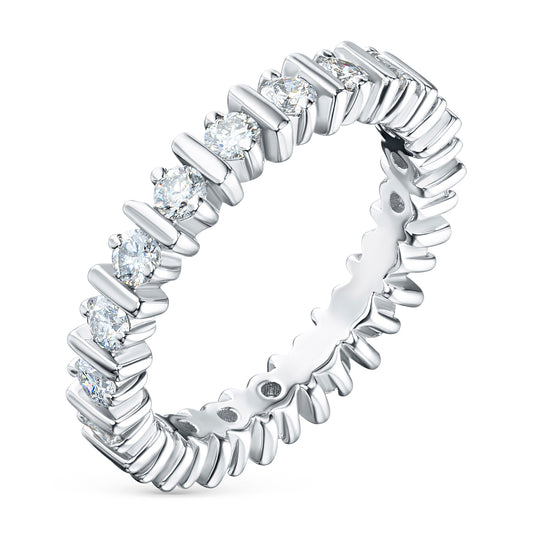 14K White Gold Ring with Lab-Created Diamonds 1.010 CT.TW