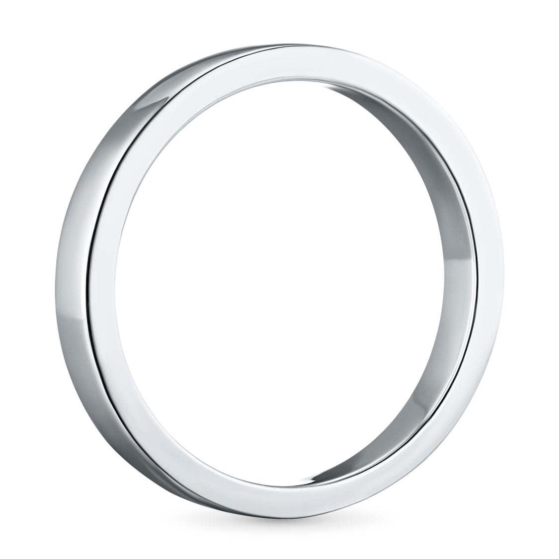 14K White Gold Ring with Natural Diamonds 0.020 CT.TW