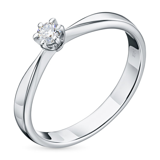 14K White Gold Ring with Lab-Created Diamonds 0.350 CT.TW