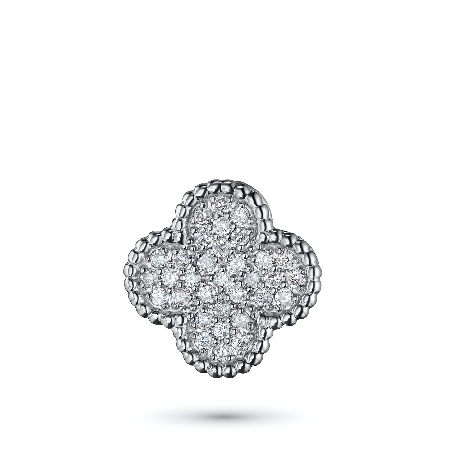 14K White Gold Pendant with Lab-Created Diamonds 0.200 CT.TW