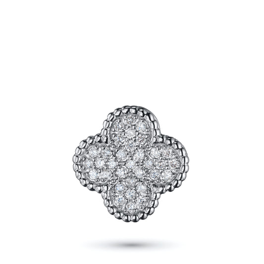 14K White Gold Pendant with Lab-Created Diamonds 0.200 CT.TW